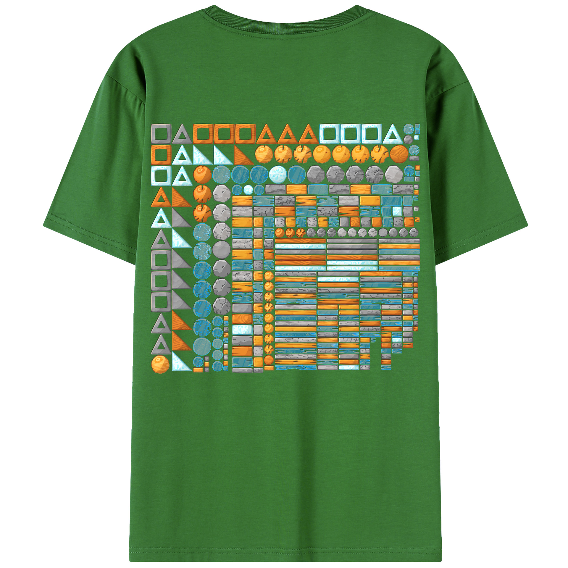 （画像用） Angry Birds アングリーバード レディース半袖Tシャツ(バックプリント)